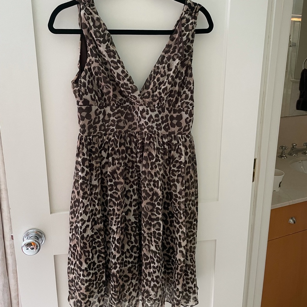 Leopard mini dress